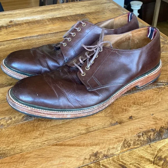 J. Crew | Shoes | J Crew Brown Leather Lace Up Shoes 2 J8989  display picture 2